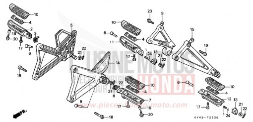 MARCHE NSR125RK de 1989